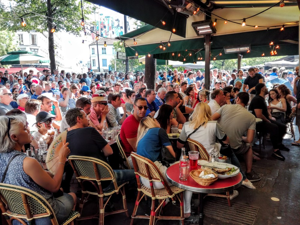 Rue d'Odessa in the 14th arrondissement leading to boulevard du Montparnasse.