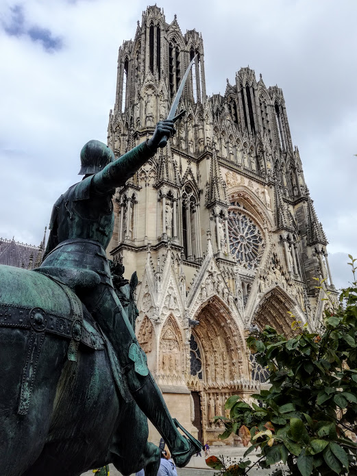 On 17th July 1429, Charles VII was crowned king of France in Reims beside the Maid of Orleans and her proud banner (Photo FC)