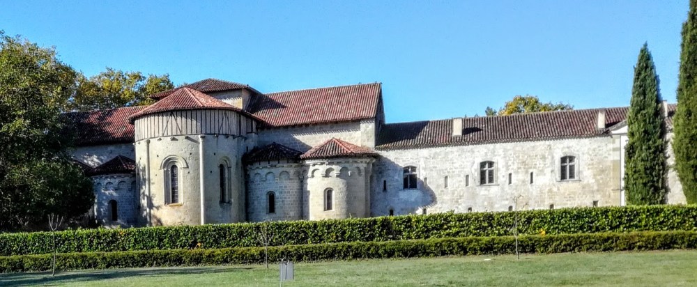 Abbaye de Flaran vue du jardin (Photo FC)