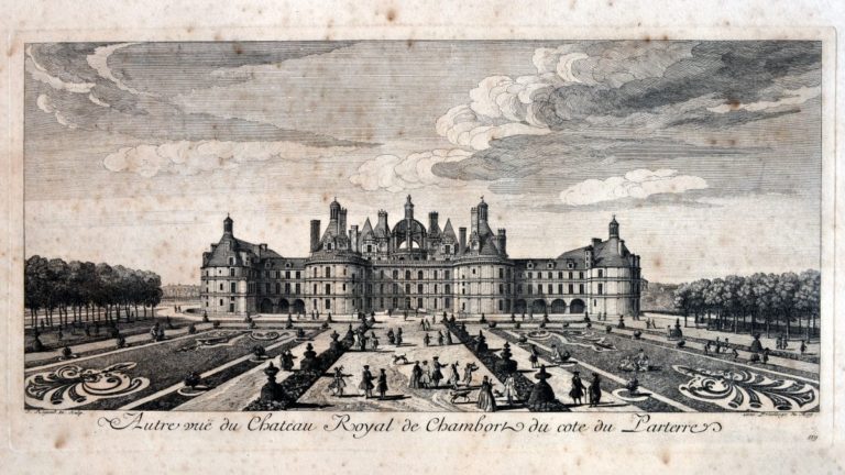 A garden “in the French style” was then planted over 6.5 hectares, according to a drawing completed in 1734. (Domaine national de Chambord Photo Léonard de Serres)