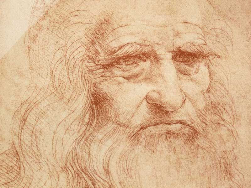 Leonardo da Vinci (April 15, 1452 – May 2, 1519) spent his final years in France at Le Clos Lucé in Amboise, at the home given to him by King François I. Leonardo has often been described as the archetype of the "Renaissance man". (Self Portrait).