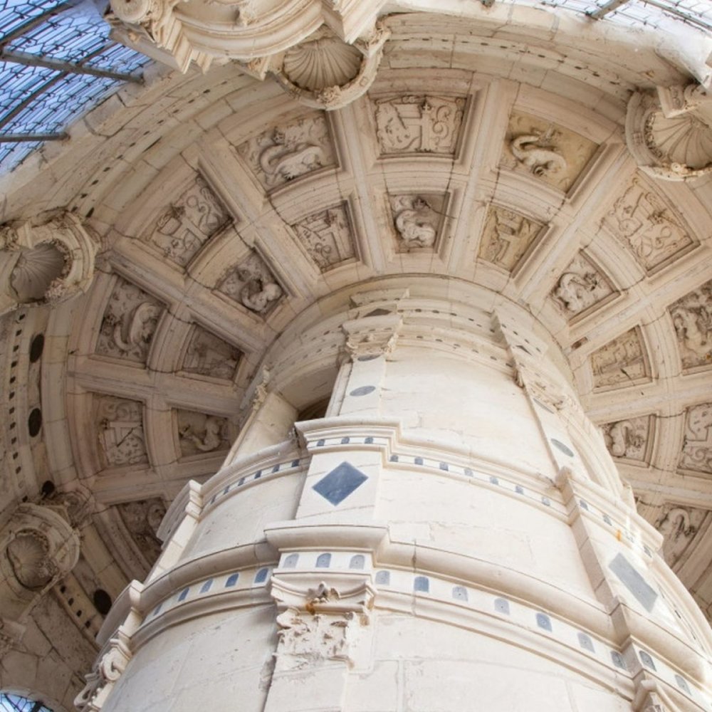 The grand staircase that spirals round a central core (Photo FC)