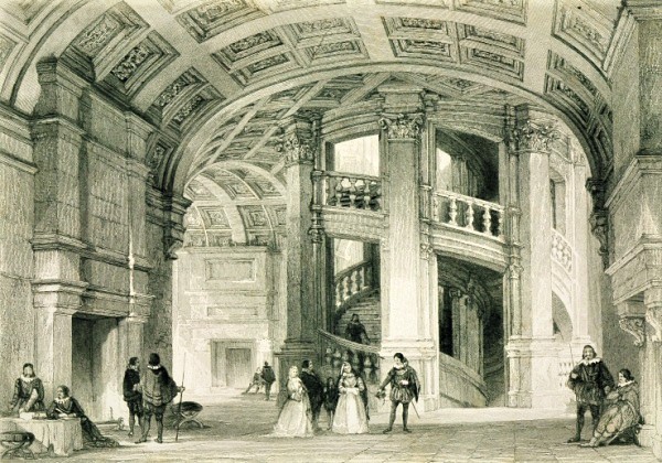 Chambord, an incredible staircase, a real feat for the period! The famous double helix staircase is a highlight of the visit. Set in the central axis of the castle it was a revolutionary design and an engineering masterpiece (inspired by Leonardo da Vinci (BnF)